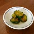 T0moco's cooksnap of when they made きゅうりの漬物風★.