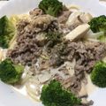 クックI6NLMD☆'s cooksnap of when they made 牛肉のクリーム煮＊ゲシュネッツェルテス.