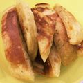 SSSかあさん's cooksnap of when they made 簡単！手掴みおやつ☆バナナホットケーキ.