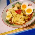 ⭐かもめ⭐'s cooksnap of when they made 世にも奇妙な…フルーツラーメン！！.