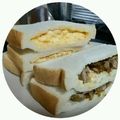 oemy's cooksnap of when they made 6枚切りでもサンドイッチ☆.