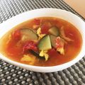 aiai5586's cooksnap of when they made トマトとズッキーニの中華スープ.