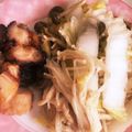 ちびまめママ◎'s cooksnap of when they made 塩もみ白菜と蒸しキノコの旨み和え.