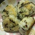 クックJHN36P☆'s cooksnap of when they made 簡単♪塩昆布・大葉・ネギの焼きおにぎり♡.