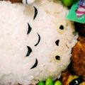 るきたん？'s cooksnap of when they made トトロ＊キャラ弁＊麺つゆのおにぎり.