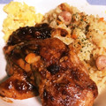 ♪如月♪'s cooksnap of when they made 炊飯器で☆まるごとチキンのピラフ.