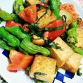みみすけまる's cooksnap of when they made 厚揚げとトマトとししとうの炒め物.
