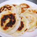 みうらがっちゃん's cooksnap of when they made 餃子の皮で簡単メチャ旨☆エビポテ挟み焼き.