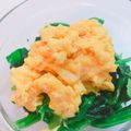 ＊みき☆★'s cooksnap of when they made ほうれん草エッグソテー.