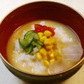 あっかいピーマン's cooksnap of when they made みそコーンバター冷や汁.