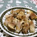 赤い電話's cooksnap of when they made シンプル！エリンギの豚肉巻き.