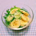 まあまま☆0403's cooksnap of when they made バナナときゅうりのサラダ.