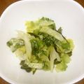 減塩パパ's cooksnap of when they made レタス大量消費。食物繊維で。便秘薬.