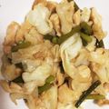 万年新人嫁's cooksnap of when they made 鶏むね肉とキャベツのオイスターソース炒め.