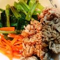 しょここ♡'s cooksnap of when they made 焼肉のタレで簡単ビビンバ.