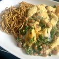 kaaa7♡'s cooksnap of when they made 糖質0g麺で納豆オムレツのせカレーうどん.