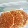 moz煮's cooksnap of when they made レンジで＊ごまごまご飯せんべい.