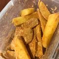 梅ロック's cooksnap of when they made ☆手づかみおやつ☆新じゃがきな粉あえ.