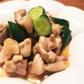 chanmomoti's cooksnap of when they made 鶏肉と胡瓜の味噌ダレ炒め.