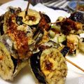 きぬ。's cooksnap of when they made ナスの＊ひき肉はさみ揚げ.