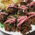 たなか家's cooksnap of when they made 肉巻き！お好み焼そば.