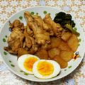 なな0114's cooksnap of when they made めんつゆで簡単☆しっかり味の手羽元の煮物.