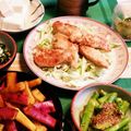 殿のお嫁さん's cooksnap of when they made 簡単ヘルシー！鶏ササミ☆にんにく醤油焼き.