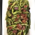 kicin1220's cooksnap of when they made 簡単〜ピーマンとベーコンの炒め物.
