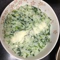 ymiki77's cooksnap of when they made ほうれん草のリゾット（介護食）.