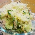 しんにし's cooksnap of when they made レンジで作る ベーコンポテトサラダ.
