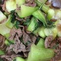 123spring's cooksnap of when they made 簡単！牛肉とチンゲン菜のオイスター炒め！.