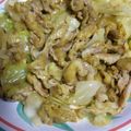 みー３２'s cooksnap of when they made キャベツ＆豚肉炒め　カレー風味.