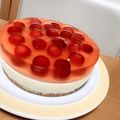 RINA_1358's cooksnap of when they made さくらんぼゼリーのレアチーズケーキ.