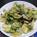 msyktti's cooksnap of when they made 面取り冬瓜と胡瓜と茄子の大葉酢味噌.