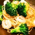 オラの台所's cooksnap of when they made えびブロッコリーのアンチョビパスタ.