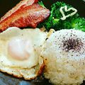 オラの台所's cooksnap of when they made 忙しい朝にすぐ出来る！基本の半熟目玉焼き.