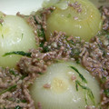 elfschritt's cooksnap of when they made 丸ごと新玉ねぎ♪ひき肉あんでとろ～り.