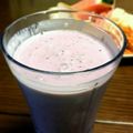 越後のさくらもち's cooksnap of when they made ブルーベリーバナナスムージー.