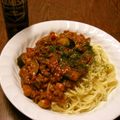よよっち♪'s cooksnap of when they made リメイク★カレーミートパスタ.
