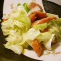 大魔女's cooksnap of when they made ウインナーと春キャベツの炒め物.
