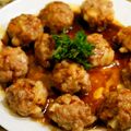 saki1010's cooksnap of when they made レンジで豚肉エビ団子.