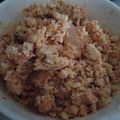 藍川咲's cooksnap of when they made 痩せる食物繊維！トロ〜りキムチおから.