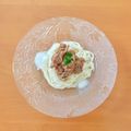 ほのろん's cooksnap of when they made ぶっかけうどん〜豚バラと茄子のめんつゆで.
