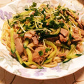 エルルン's cooksnap of when they made ＊漬けマグロときゅうりの和風パスタ＊.