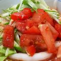 テトラ☆ポット's cooksnap of when they made 信州の夏白菜☆たっぷりぶっかけそうめん.