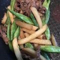 duffybear☆'s cooksnap of when they made ✿冷凍ポテトと牛肉で甘辛ガーリック炒め✿.