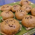 tomonaccho's cooksnap of when they made さつまいもあん入り黒糖まんじゅう.