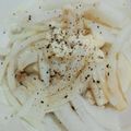 yumikoyasu's cooksnap of when they made 簡単！蒸しささみと新玉ねぎのぽん酢サラダ.