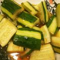 りずりーな's cooksnap of when they made キュウリの中華風胡麻油炒め.