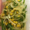 blue_apron's cooksnap of when they made シンプル。玉ねぎピーマンハム炒め.